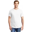 Hanes Beefy-T - 100% Cotton T-Shirt with Pocket.