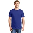 Hanes Beefy-T - 100% Cotton T-Shirt with Pocket.