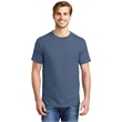 Hanes Beefy-T - 100% Cotton T-Shirt with Pocket.