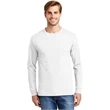 Hanes - Authentic 100% Cotton Long Sleeve T-Shirt.