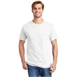 Hanes - Authentic 100% Cotton T-Shirt with Pocket.