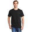 Hanes - Authentic 100% Cotton T-Shirt with Pocket.