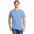 Hanes - Authentic 100% Cotton T-Shirt with Pocket.