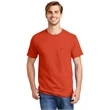 Hanes - Authentic 100% Cotton T-Shirt with Pocket.