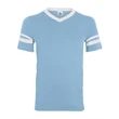 Augusta Sportswear Youth V-Neck Jersey with Striped Sleeves