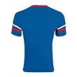 Augusta Sportswear Youth V-Neck Jersey with Striped Sleeves