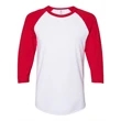 JERZEES Premium Blend Ringspun Three-Quarter Sleeve Ragla...