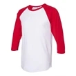 JERZEES Premium Blend Ringspun Three-Quarter Sleeve Ragla...