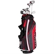 Strata Tour 16 Piece Golf Club Set - Red-Black-White