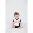 Infant Contrast Trim Terry Bib