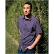 Burnside Peached Printed Poplin Short Sleeve Shirt