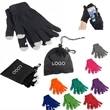 3 Finger Touch Screen Gloves in Pouch
