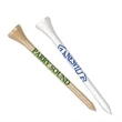 Imprinted Wooden Golf Tees - 3 1/4"