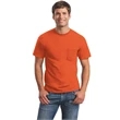 Gildan - Ultra Cotton 100% US Cotton T-Shirt with Pocket.