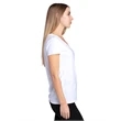 Ladies' Ultimate CVC V-Neck T-Shirt