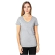 Ladies' Ultimate CVC V-Neck T-Shirt