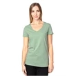 Ladies' Ultimate CVC V-Neck T-Shirt