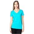 Ladies' Ultimate CVC V-Neck T-Shirt