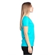 Ladies' Ultimate CVC V-Neck T-Shirt