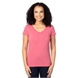 Ladies' Ultimate CVC V-Neck T-Shirt