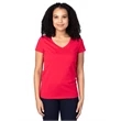 Ladies' Ultimate CVC V-Neck T-Shirt