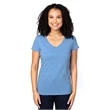 Ladies' Ultimate CVC V-Neck T-Shirt