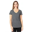 Ladies' Ultimate CVC V-Neck T-Shirt