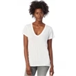 Ladies' Slinky-Jersey V-Neck T-Shirt