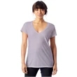 Ladies' Slinky-Jersey V-Neck T-Shirt