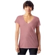 Ladies' Slinky-Jersey V-Neck T-Shirt