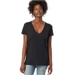 Ladies' Slinky-Jersey V-Neck T-Shirt