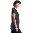 Ladies' Slinky-Jersey V-Neck T-Shirt