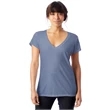 Ladies' Slinky-Jersey V-Neck T-Shirt
