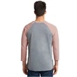 Unisex Triblend 3/4-Sleeve Raglan