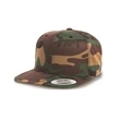 Adult 6-Panel Structured Flat Visor Classic Snapback