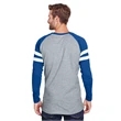 Men's Gameday Mash-Up Long Sleeve Fine Jersey T-Shirt