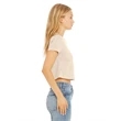 Bella + Canvas Ladies' Flowy Cropped T-Shirt