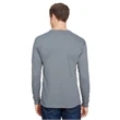 Unisex Union-Made Long-Sleeve Pocket Crew T-Shirt