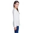 Ladies' Long Sleeve Fine Jersey Lace-Up T-Shirt