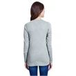 Ladies' Long Sleeve Fine Jersey Lace-Up T-Shirt