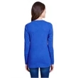 Ladies' Long Sleeve Fine Jersey Lace-Up T-Shirt