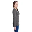 Ladies' Long Sleeve Fine Jersey Lace-Up T-Shirt