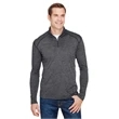 Men's Tonal Space-Dye Quarter-Zip