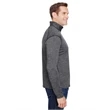 Men's Tonal Space-Dye Quarter-Zip