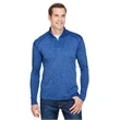 Men's Tonal Space-Dye Quarter-Zip