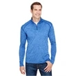 Men's Tonal Space-Dye Quarter-Zip