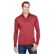 Men's Tonal Space-Dye Quarter-Zip