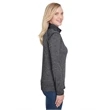 Ladies' Tonal Space-Dye Quarter-Zip