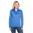 Ladies' Tonal Space-Dye Quarter-Zip