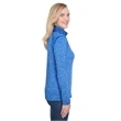 Ladies' Tonal Space-Dye Quarter-Zip